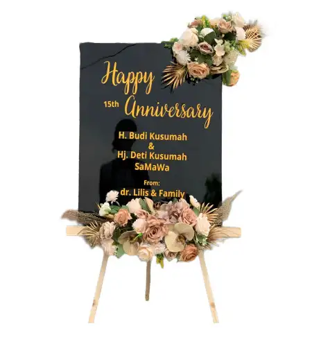 Papan Bunga Akrilik Tanah Pinoh