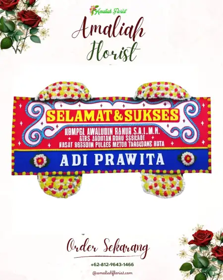 Papan Bunga Ucapan Selamat Tanah Pinoh